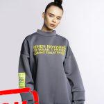 Oversize grey sweatshirt
