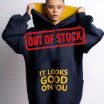 Oversize blue sweatshirt