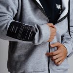 Hoodie with sleeve detail