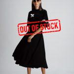 Black velvet dress