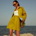 Olive poplin set