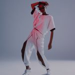 "Tangle" sport suit in white color